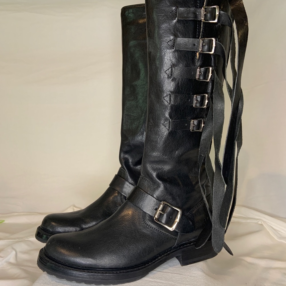 Frye Veronica Strap Tall Boots 7M